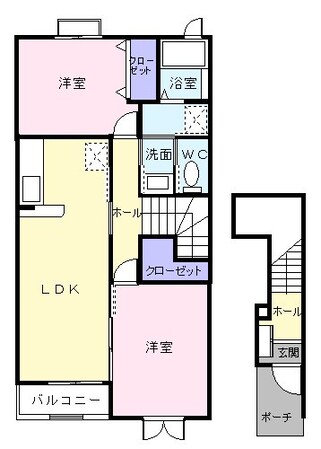 サニーガーデンＢの物件間取画像